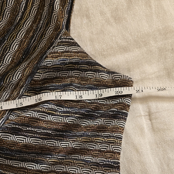 Robbie Bee Silver Black Ruched Cocktail Dress - Picture 12 of 12